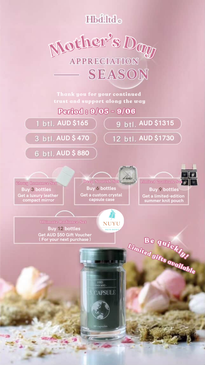 HBD XS Capsules - Lose weight . Metabolism . Detox. Gut health.