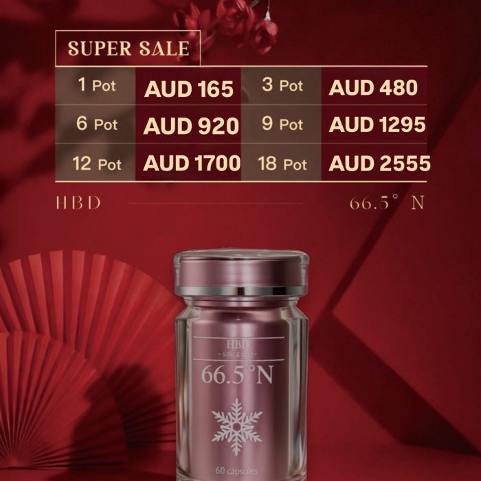 HBD 66.5N Capsules - Hair, Skin & Sleep