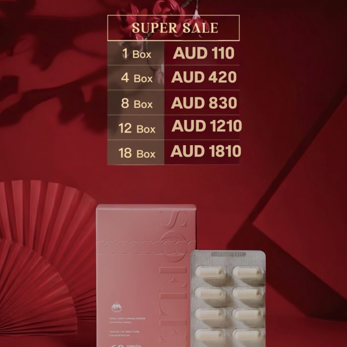 HBD Sofely Capsules - Women's Nourishment and Help Breasts Regrowth